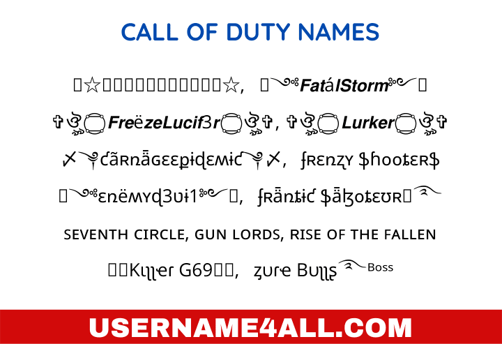 cool-funny-call-of-duty-names-for-pro-players-boys-and-girls