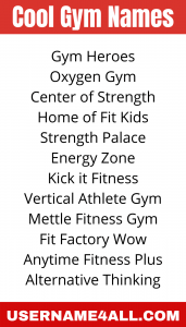 150+ Cool, Funny, And Branded Gym Names Ideas To Attract People