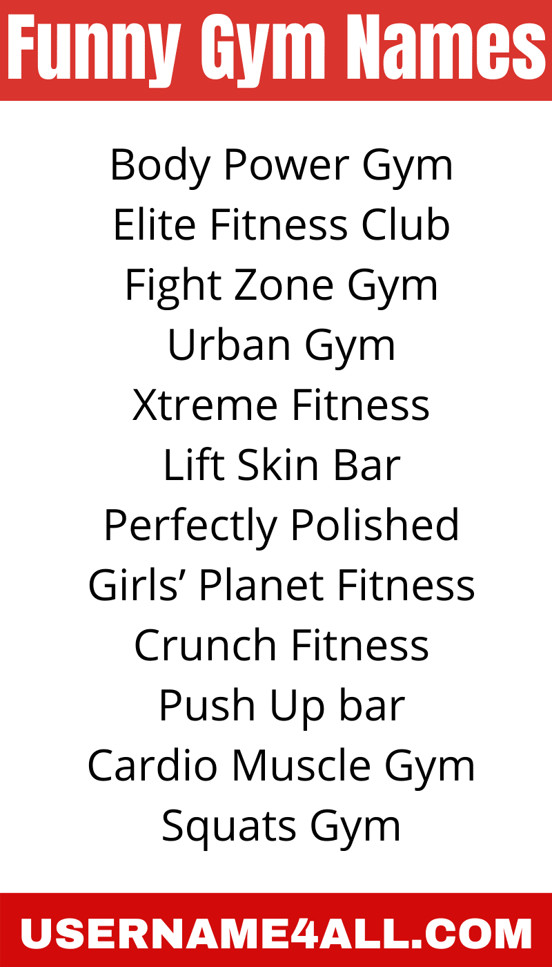 150+ Cool, Funny, and Branded Gym Names Ideas to Attract People