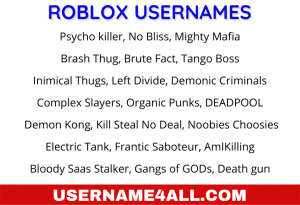 Usernames good Username Generator