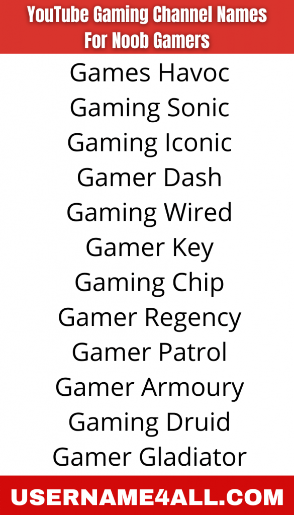 1000+ Gaming  Channel Name Ideas That Crush the Competition!