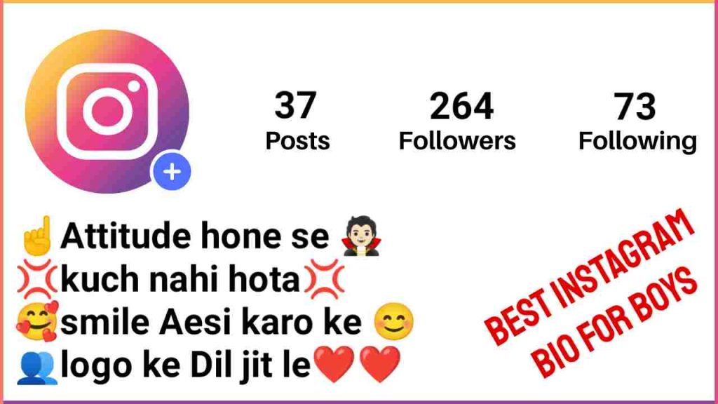 Best Instagram Bio For Boys