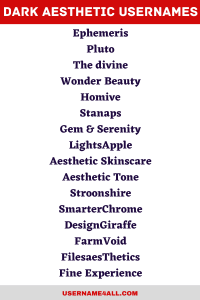 1000+ Aesthetic Usernames For Girls and Boys [Funny, Dark & Soft]