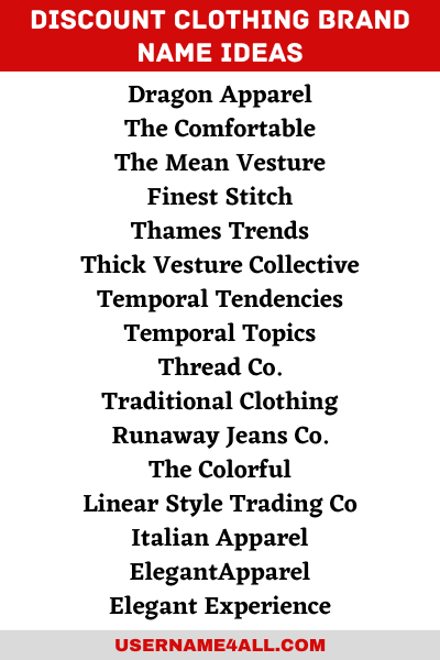 2250+ Men's Clothing Brand Name Ideas (Generator + Guide)