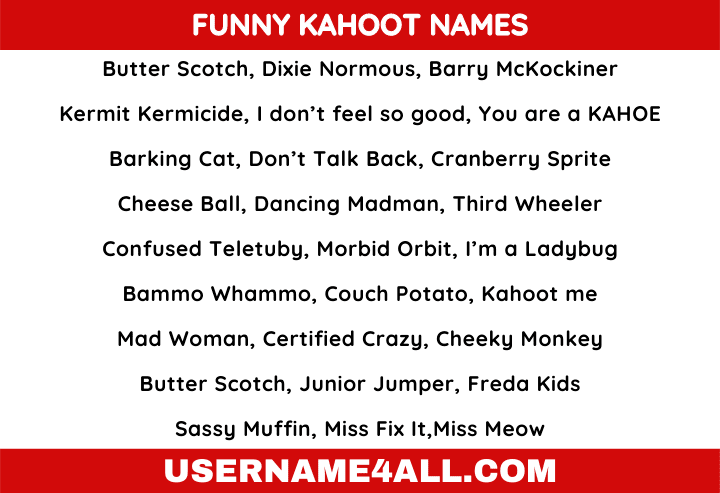 650+ Dirty, Inappropriate, Offensive & Funny Kahoot Names Lists