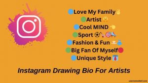 Instagram Drawing Bio For Artists