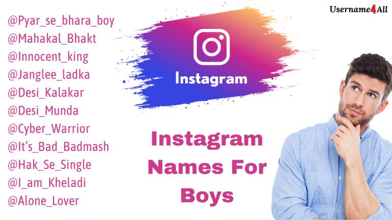 350+ Best Instagram Stylish Name For Boys & Girls - 2023