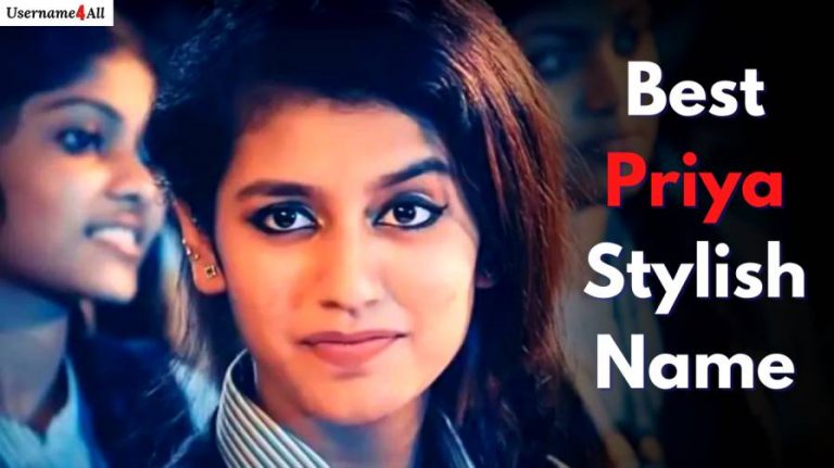 [350+ BEST] Priya Stylish Name & Nickname For Instagram